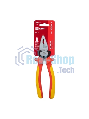 Пассатижи EKF pas-180-exp-in 180 мм Expert 1000В PROxima