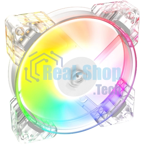 Вентилятор в корпус ALSEYE N12-W FAN 120mm, 700~1800rpm, 25.98~64.46CFM, 17.4~34.8dBA, PWM, WHITE, RTL