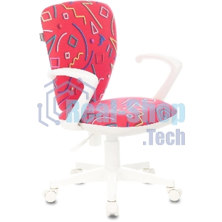 Кресло Бюрократ KD-W10AXSN малиновый, ткань, 120 кг
