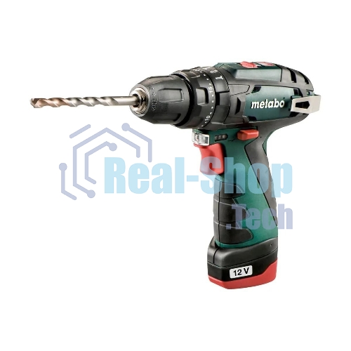 Дрель-шуруповерт Metabo PowerMaxx SB 600385500, 10,8 В, 2 Ач, 34 Нм, щеточный, ударный