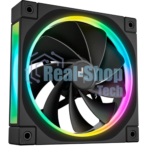 Вентилятор для корпуса Deepcool FL12R Reverse ARGb 120х120x25 черный 4-pin 33.9дБ (R-FL12R-BKAPN1-G)