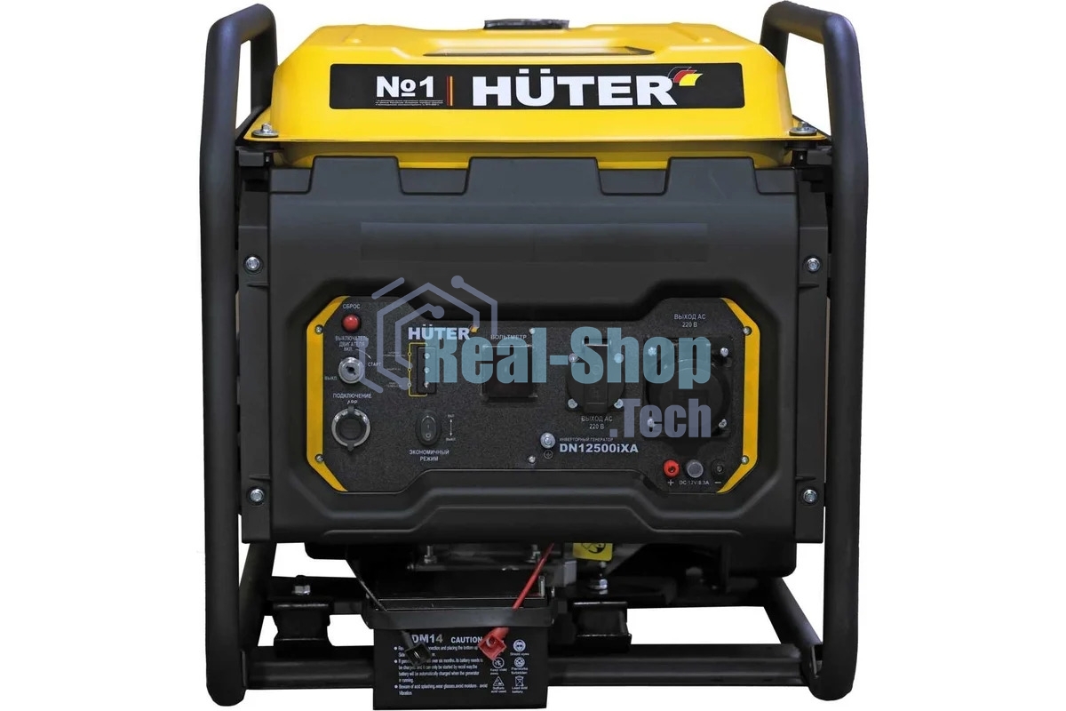 Электрогенератор бензиновый инверторный Huter DN12500iXA, 9 кВт, 84 дБ, 64.5 кг