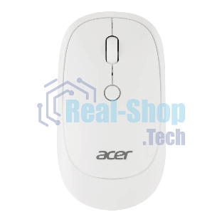 Мышь беспроводная Acer OMR138 белый, 1600 dpi, радиоканал, USB, кнопки - 4