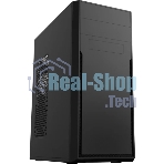 Компьютерный корпус c блоком питания 500 Ватт/Case Foxline FL-302-FZ500R ATX case, black, w/PSU 500W 12cm, w/2xUSB 2.0, w/pwr cord, w/o FAN