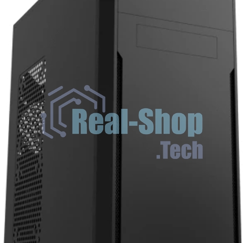 Компьютерный корпус c блоком питания 500 Ватт/Case Foxline FL-302-FZ500R ATX case, black, w/PSU 500W 12cm, w/2xUSB 2.0, w/pwr cord, w/o FAN