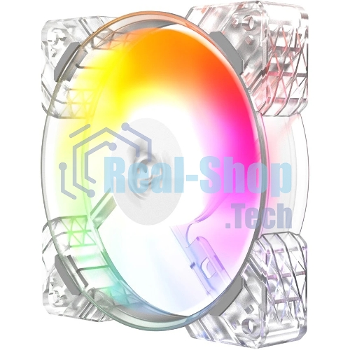Вентилятор в корпус ALSEYE N12-W FAN 120mm, 700~1800rpm, 25.98~64.46CFM, 17.4~34.8dBA, PWM, WHITE, RTL