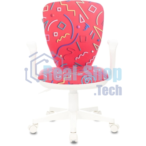 Кресло Бюрократ KD-W10AXSN малиновый, ткань, 120 кг