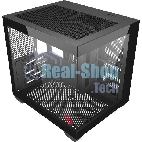 Компьютерный корпус Bloody CC-121 черный без БП mATX 7x120мм 1xUSB 2.0 1xUSB 3.0 audio