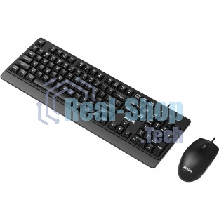 Комплект клавиатура+мышь Philips SPT6247 проводной, USB, 1600 DPI, чёрный