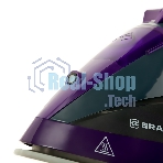 Утюг BRAYER BR4001 фиолетовый/серый, 2600 Вт, 25 г/мин, 140 г/мин, 360 мл