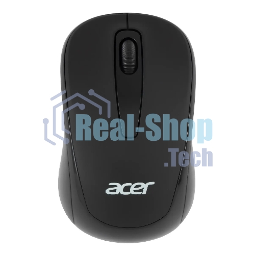 Мышь беспроводная Acer OMR133 черный, 1000 dpi, радиоканал, USB, кнопки - 3
