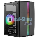 Компьютерный корпус MiniTower Aerocool/Formula EVO Mini-G-BK-v1 (mATX, USB3x1, USB2x2, 120мм RGb fan, без БП) (4711099472352)