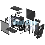 Компьютерный корпус Fractal Design Torrent Compact RGb черный TG Light Tint/FD-C-TOR1C-02