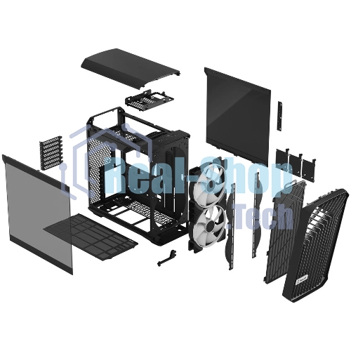Компьютерный корпус Fractal Design Torrent Compact RGb черный TG Light Tint/FD-C-TOR1C-02