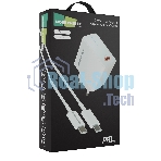 Сетевое зарядное устройство MORE CHOICE (4610196408915) NC60a 1USB-C 3.0A PD 20W быстрая зарядка для Type-C, белый