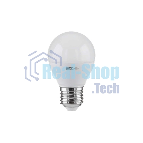 Лампа светодиодная JazzWay PLED-ECO-G45 5Вт шар 4000К белый E27 400лм 220-240В