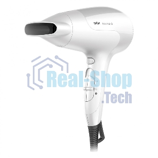 Фен Braun HD385 Satin Hair 3 белый, 2000 Вт, ионизация