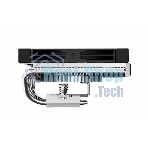 Кулер для процессора DEEPCOOL AN600 черный, 120 мм, алюминий, 1850 об/мин, 24.2 дБ, 4 pin, 180 Вт, 67 мм