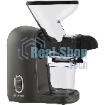 Соковыжималка Vitek VT-3715 чёрный, шнековая горизонтальная, 300 Вт, 280 мл, электронное, реверс