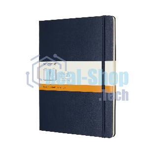 Блокнот Moleskine CLASSIC QP090B20 XLarge 190х250 мм, 192 страниц, линейка, твердая обложка, синий