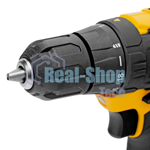 Дрель-шуруповерт Denzel CDQ-12, 12 В, 1,5 Ач, 30 Нм, щеточный