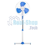Вентилятор напольный Maxvi FS1645 white-blue