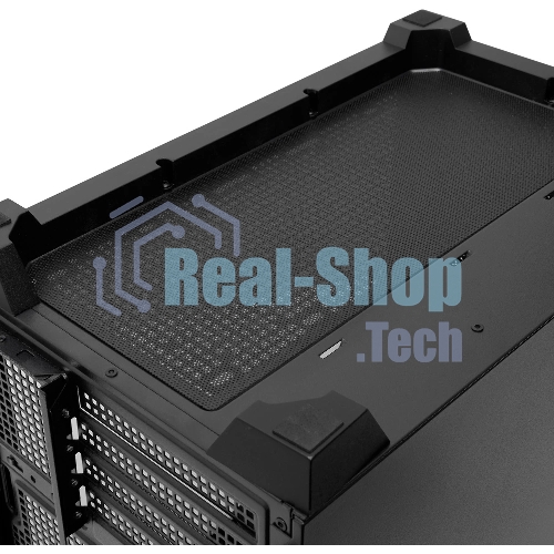 Компьютерный корпус без блока питания Case HSPD M211, Mesh Mini-tower, Black, TG, 0.7 SPCC, no fans,mATX, mITX, 175/330/150мм, 2x2.5