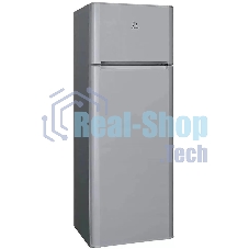 Холодильник Indesit TIA 16 G серебристый двухкамерный 245/51л морозилка сверху, ручная разморозка