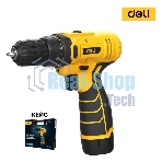 Дрель-шуруповерт Deli DL-DZ12-5A2, 12 В, 2 Ач, 30 Нм, щеточный