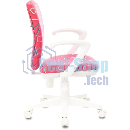Кресло Бюрократ KD-W10AXSN малиновый, ткань, 120 кг