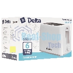 Тостер DELTA DL-6901 белый, 650 Вт
