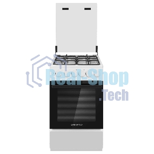 Плита газовая Maunfeld MGC50GCW08D белый, конфорок 4 шт, духовка 59 л, 50 см x 89 см x 65 см