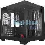 Компьютерный корпус Bloody CC-121 черный без БП mATX 7x120мм 1xUSB 2.0 1xUSB 3.0 audio