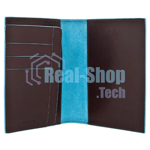 Обложка для паспорта Piquadro Blue Square PP1660B2/MO коричневый натур.кожа