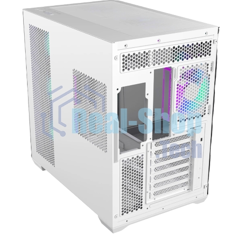 Корпус без блока питания Raijintek ATREUS BT4, Midi-Tower, TG, 4x120мм ARGB, 2xUSB-A 3.0 + 1xUSB Type-C , E-ATX, ATX, mATX, mITX White