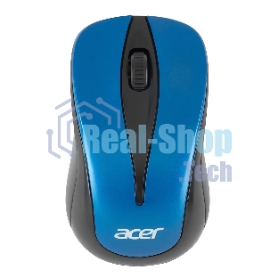 Мышь беспроводная Acer OMR132 синий/черный, 1000 dpi, радиоканал, USB, кнопки - 3