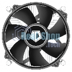 Кулер ID-COOLING DK-17 PWM серебристый/черный 92мм алюминий 2200rpm 26db 4-pin 65W 42мм
