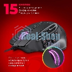 Мышь проводная REDRAGON Aatrox черный, 12400 dpi, USB, кнопки - 15