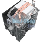Кулер для процессора PcCooler S93 V2 Soc-AM5/AM4/1200/1700/1851 черный 3-pin 26.4dB Al+Cu 100W Ret (R3-I210WBKNXX-GL)