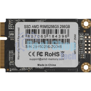 Накопитель SSD AMD Radeon 256Gb Client SSD mSATA 3D NAND Retail R5MS256G5