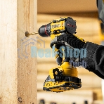 Дрель-шуруповерт Denzel CDH-BL-20, 20 В, 2 Ач, 50 Нм, бесщеточный