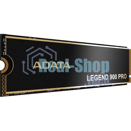 Накопитель SSD ADATA LEGEND 900 PRO, 4Tb, PCIe 4.0 x4, M.2 2280, NVMe, R/W 7400/6500, с радиатором