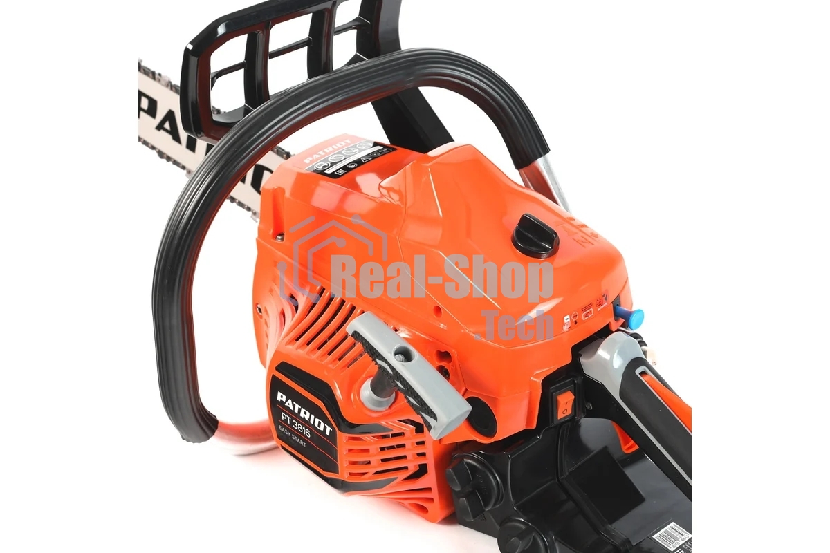 Бензопила Patriot PT3816 220105510 раб. объем 38сс, 2,0 л.с, шина 16