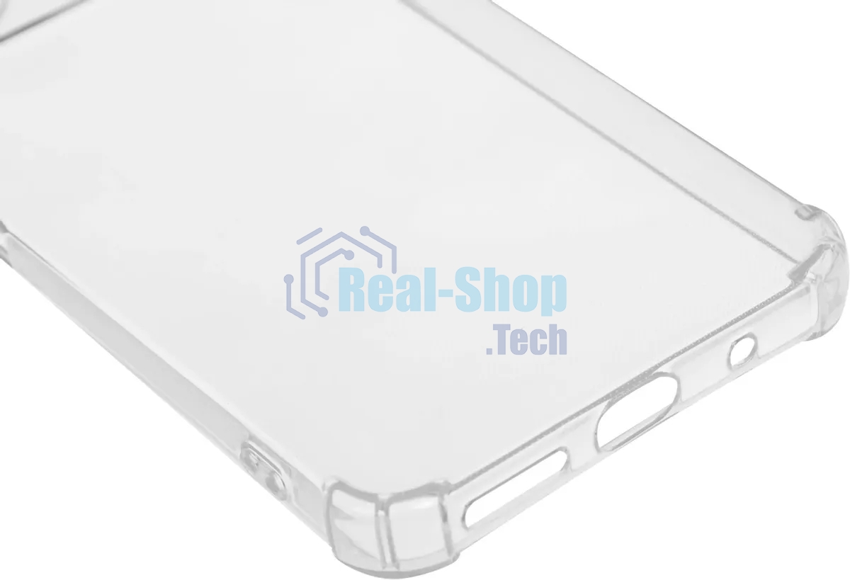Чехол (клип-кейс) BoraSCO для Xiaomi Poco M6 4G Bumper Case прозрачный