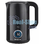 Чайник электрический Sakura SA-2185DBK Premium 1.7 л, дисплей, черный
