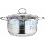 Набор посуды Lara LR02-81 Standart 6пр. LR02-81 Набор посуды Lara Standart (2.3 л + 4.5 л + 5.7 л) капсулированное индукционное дно, крышки