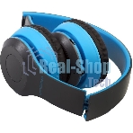 Беспроводные/проводные наушники ERGOLUX ELX-BTHP01-C06 синий, накладные, Bluetooth + проводной, до 8 ч