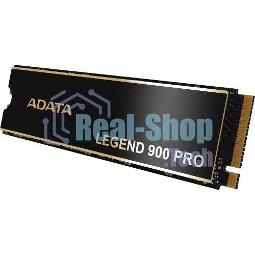 Накопитель SSD ADATA LEGEND 900 PRO, 4Tb, PCIe 4.0 x4, M.2 2280, NVMe, R/W 7400/6500, с радиатором