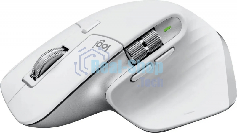 Мышь беспроводная Logitech MX Master 3s светло-серый, 8000 dpi, радиоканал, Bluetooth, USB, кнопки - 7