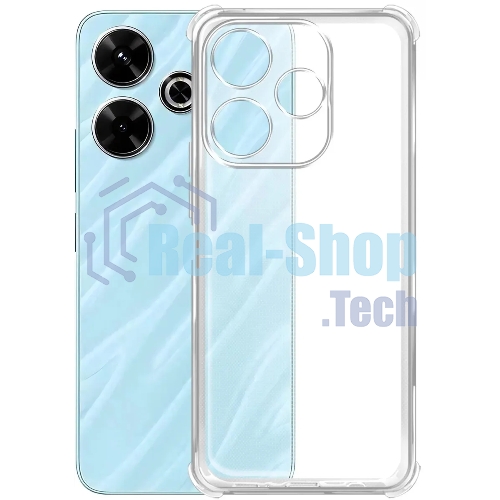 Чехол (клип-кейс) BoraSCO для Xiaomi Poco M6 4G Bumper Case прозрачный